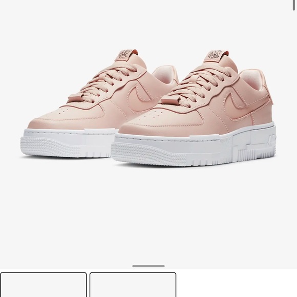 Blush Nike Air Force Ones Size 7 - Picture 13 of 14